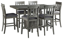 Load image into Gallery viewer, Ashley Express - Hallanden Counter Height Dining Table and 6 Barstools
