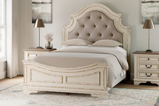 Realyn  Upholstered Panel Bed