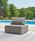 Ashley Express - Bree Zee 4-Piece Outdoor Sectional with End Table