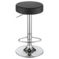 Ramses 29-inch Adjustable Bar Stool Chrome and Black
