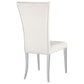 Kerwin Velvet Upholstered Dining Side Chair White (Set of 2)