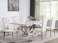 Kerwin Velvet Upholstered Dining Side Chair White (Set of 2)