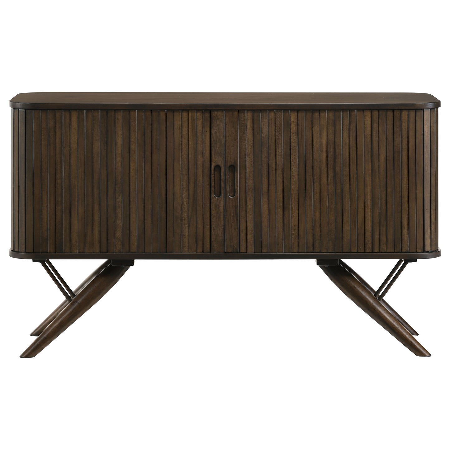 Wes 2-door Rectangular Server Dark Walnut