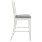 Hollis X-Back Counter Height Dining Chairs White and Grey (Set of 2)