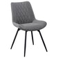 Diggs Upholstered Swivel Dining Side Chair Grey (Set of 2)