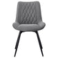 Diggs Upholstered Swivel Dining Side Chair Grey (Set of 2)