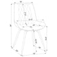 Diggs Upholstered Swivel Dining Side Chair Grey (Set of 2)