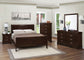 Louis Philippe 5-piece Eastern King Bedroom Set Cappuccino