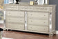 Heidi 9-drawer Dresser Metallic Platinum