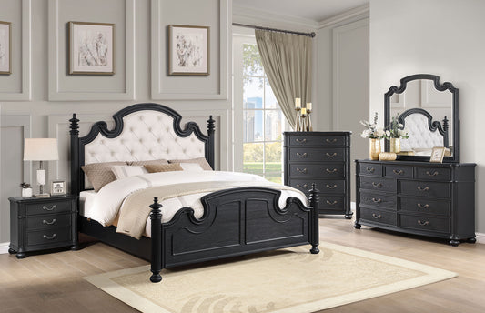 Celina 5-piece Eastern King Bedroom Set Black