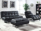 Dilleston Tufted Back Upholstered Sofa Bed Black