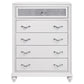 Barzini 5-piece Eastern King Bedroom Set White