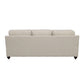 Glenn Upholstered English Arm Sofa Light Grey and Blue