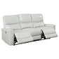 Greenfield Upholstered Power Reclining Sofa Ivory