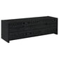 Alton 62" 3-drawer TV Console Black Oak