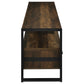 James 3-drawer Composite Wood 60" TV Stand Dark Pine