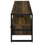 James 3-drawer Composite Wood 71" TV Stand Dark Pine