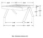 Avery Rectangular Solid Mango Wood Coffee Table Natural
