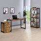 Estrella 47-inch Engineered Wood Writing Desk Rustic Nutmeg