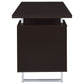 Lawtey 60-inch 2-drawer Office Computer Desk Cappuccino