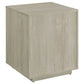 Loomis 3-drawer Square File Cabinet Whitewashed Grey