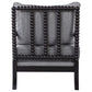 Blanchett Cushion Back Accent Chair Grey and Black