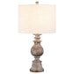 Brie Drum Shade Table Lamp Oatmeal and Antique Gold