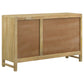 Zamora Rectangular 3-door Accent Cabinet Natural